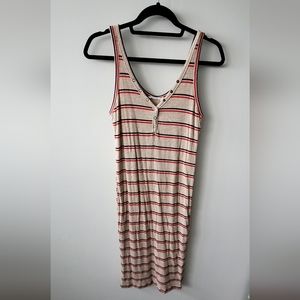 All in Favor Striped Midi Dress - Size XS (fits S/M)